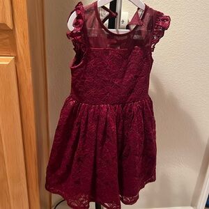 Zhenzi Red Pleated A-line Dress for Wedding Guest